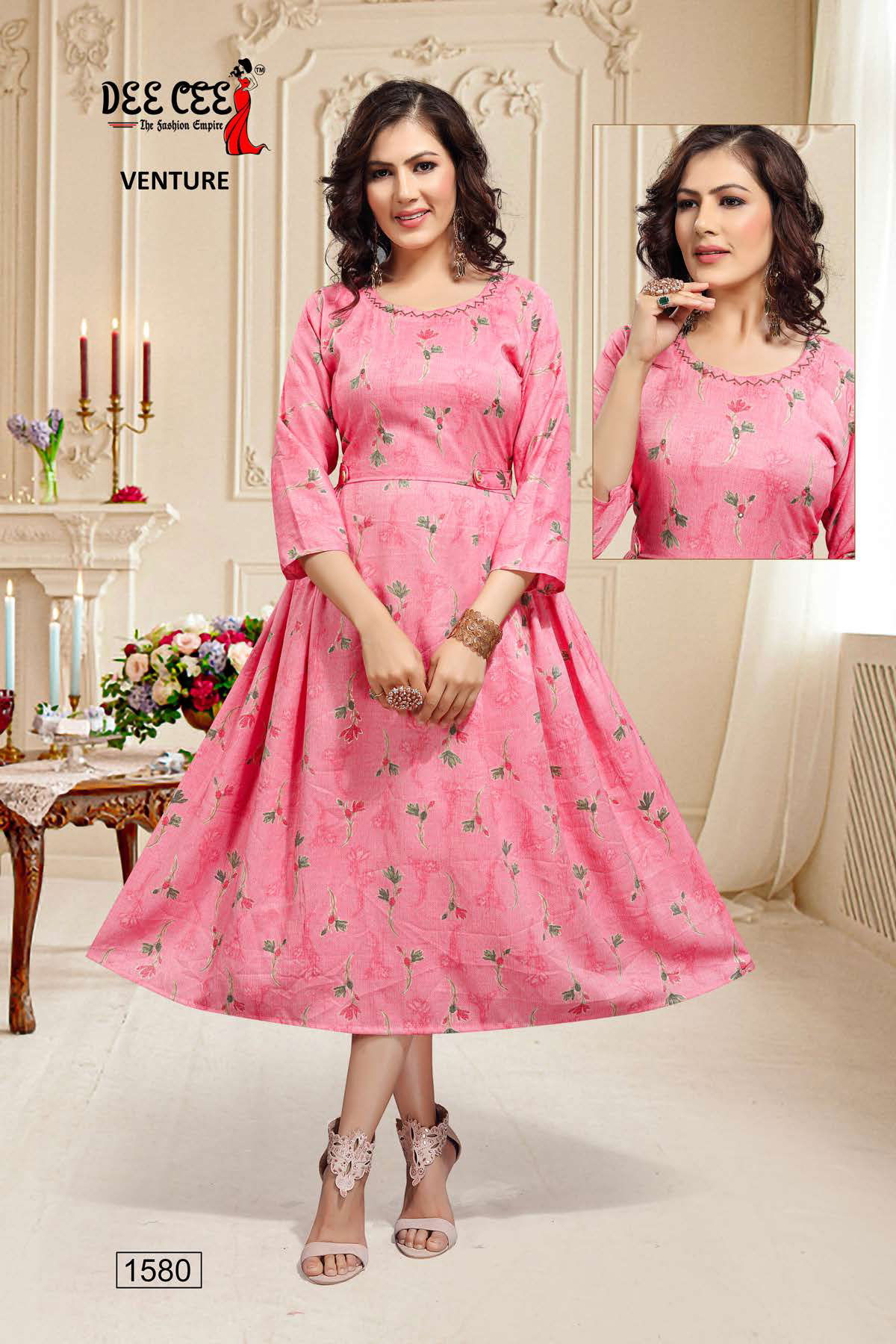 Dee Cee Venture New Exclusive Ethnic Wear Rayon Kurtis Collection